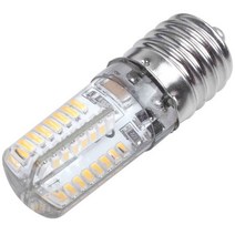 E17 소켓 5W 64 LED 램프 전구 3014 SMD 빛 화이트 AC 110V-220V, 보여진 바와 같이, 하나