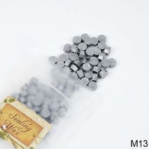 빈티지 실링왁스 스탬프 100 개가방 팔각형 곡물 화재 페인트 레트로 씰도장, m13