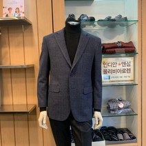 트레몰로 인디안 트레몰로 세정 FW 체크 누빔 겨울 모직 캐주얼 콤비 자켓 TGBFFWWA231