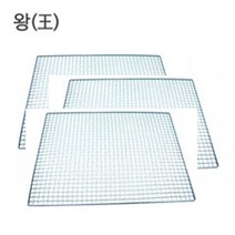 태망석쇠 왕대형 4개 60x90cm 일회용 석쇠 캠핑용 야외용 업소 철망 고기불판 사각 고기 생선 구이 국산