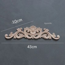 고무 나무 긴 꽃 조각 홈 장식 액세서리 도매 및 소매 공급, K1-43X10cm