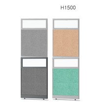 PDS-11 H1500 PVC 45T 원톤유리파티션 패브릭파티션 가림막 파티션, PW509