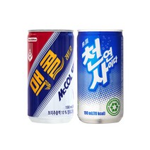 1+1 맥콜 + 천연사이다 190ml, 180캔