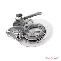 공업용오버록 컴퓨터자수기계 핸드미싱자수 라운드 스티치 노루발 다기능 재봉틀 원형 꽃, 한개옵션0