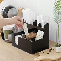 커피숍 셀프바 탕비실 테이크아웃 정리함 디스펜서 슬리브 빨대 보관함, 멀티 (대)