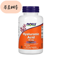 나우푸드 히알루론산 50m.g MSM 450m.g 120배지개, 1개, 120정, 120개