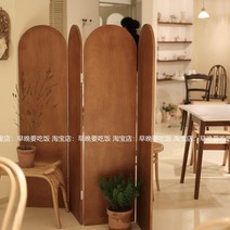 아치가벽 가벽 커피숍 카페 촬영 배경 파티션 옷가게 럭셔리 가벽 인테리어 분위기 목재 목재가벽 인테리어가벽, 브라운 도어 4