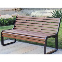 옥외용벤치 야외 철제 평의자 야외용 평벤치 나무, 시로 체어 스타일 5