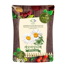 푸른들판 캐모마일 허브 차 캐모마일 허브 티 꽃 잎 차 삼각 티백, 1g, 10개