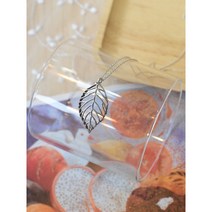 실버 925 본리프 은목걸이