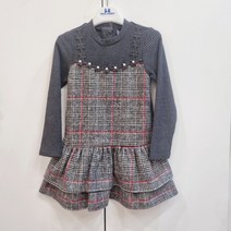 쁘띠앙팡 산본점 #겨울초특가# 고급스러운 소재감에 러블리함이 가득~~ 세련된 챠콜색상의 멋쟁이 프리진주원피스에요^^