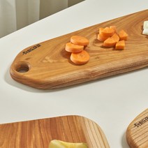 [안동 하회도마] 느티나무도마 소형(폭 ~17cm 17cm~23cm) 원목도마 도마추천 플레이팅도마, 19cm~21cm, 손잡이