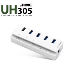 아이피타임 EFM네트웍스 UH305 USB3.0 5포트 유전원 허브 USB허브, 선택없음