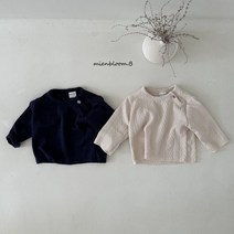 미앙블룸비 쿠키 니트 티