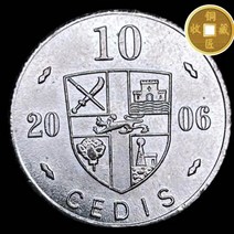 2006 가나 5센트 니켈 도그 패턴 동물 동전 외국 외국희귀주화 옛동전 기념주화