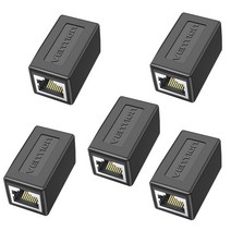 벤션 CAT6 FTP 랜연장 젠더 RJ45 키스톤 잭 커플러, 1개