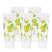 VC12 100% 호주산 600 000ppm 카카두플럼 피부진정 멜라닌 생성억제 항산화 비타민C 기미크림 알파, 5개, 60ml