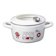 굿 플러스 (GoodPlus +) 법랑 튀김 냄비 에마이루 16cm 미피 [산에도 알칼리에도