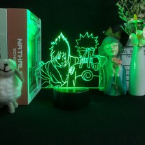 야간 조명 3D LED Uchiha Narutoe 그림 Kakashi Hatake Nightlight for Kids 침실 장식 터치 램프 Anime Child Xmas Gift., 16 color with remote, 04 4