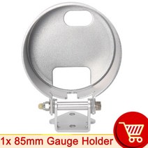 자동차속도계 UHD 헤드업디스플레이 호환 HD 85mm GPS 속도계 게이지 125 Kmh MPH 타코미터 2 In 1 보트 오, [07] Only gauge holder