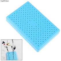 도색부스 1PC 15x10x2cm 모델 취미 부품 홀더 에어 브러시 페인트 스프레이 부스 클립 스탠드베이스 블루