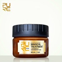 새치커버스틱 새치커버붓 헤어라인 커버 마법의 트리트먼트 마스크 120/60ml 5 초 리페어 데미지 리스토어 소프트 헤어 케어 모발 타입 케라틴 두피, [02] 60ml