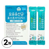 모유유산균 포스트바이오틱스 락토바실러스 가세리 람노서스 루테리 L 프롤린 함유, 60g, 60g, 2개