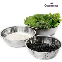 퀸센스 스텐 믹싱볼 3종세트 스텐볼 샐러드볼 대