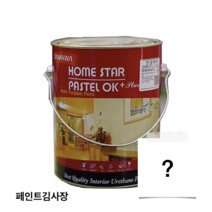 삼화페인트 홈스타 파스텔OK PLUS 친환경페인트 3.8L, (조색)쿠페레벨2