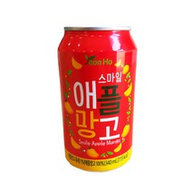 연호음료 스마일 애플망고, 24개, 340ml