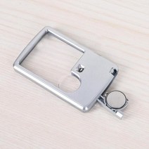 3X45*45mm 및 6X20mm 카드 유형 돋보기 LED 휴대용 보석 루페 독서 렌즈 조명 포켓, [01] WHITE, 01 WHITE