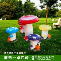 대형 야외 정원 캐릭터 벤치 테이블 세트 조각상 조형물 모형 별장 카페 펜션 동물원 공원, V