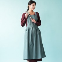 3초쿨 원피스 앞치마, 청녹색
