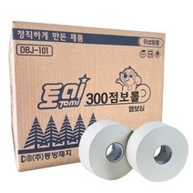 탑월드/ 토미 점보롤 화장지 300M 2겹 16롤 업소용 대용량 휴지 티슈 실, 1개