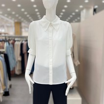 JJ JIGOTT 턱셔링퍼프블라우스GM5M0BLT1