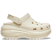 국내매장용 CROCS 크록스 클래식 메가 크러쉬 클로그 본/BONE 207988 키높이 슬리퍼