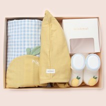 밍크뮤 AK원주점 밍크뮤 BL체크과일7부우주복 양말세트 3317004104 01112