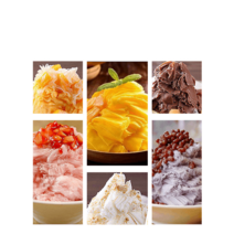 눈꽃 빙수기 실타래 빙수 기계 업소용 매장용 얼음, 크림색