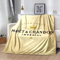 극세사 고급 대형 무릎담요 블랭킷 샴페인 Moet & Chandon 던져 담요 패션 부드럽고 편안한 플란넬 푹신한