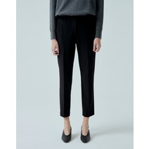 22FW [CITY ESSENTIAL] 기모 블랙 스트레이트핏 베이직 슬랙스 HSPA2D781BK