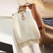 SAMARA 간절기 앙고라 느낌 귀요미 니트조끼
