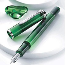 펠리칸 만년필 M205 F 파인포인트 올리바인 Pelikan 만년필 한정판, F 파인 포인트