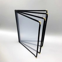 [을지메뉴] 프린트디자인 투명메뉴판 8P_4장