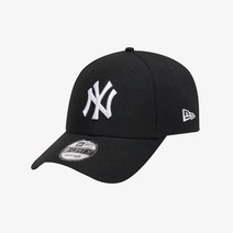 [백화점매장 정품출고] 뉴에라 야구모자 볼캡MLB 화이트 온 블랙 뉴욕 양키스 볼캡