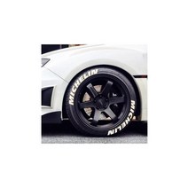 자동차 및 오토바이 호환 3D 8 PCS 1 인치 1.25 타이어 레터링 스티커 튼튼한 접착제 디자인, 04 Michelin