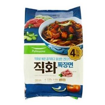 [메가마트]풀무원 생가득 직화 짜장면 4인분 1.32kg, 3개