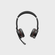 자브라 Jabra Evolve 75 Stereo 블루투스 헤드셋, MS 충전 스탠드 포함