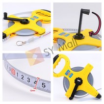SY몰 공업용 팬텀 스틸 줄자 100M 거리측량 측정공구 거리줄자