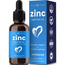 누트라챔프 키즈 어덜트 아연 비타민C 액상 4 oz