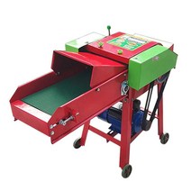 농업용 파쇄기 나뭇가지 볏집 분쇄기 건초 사료, 4개의 칼 자동 공급 3KW/220V